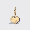 LAPIS YELLOW GOLD HEART CHARM>Boochier Fashion