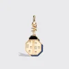 LAPIS YELLOW GOLD LADYBUG CHARM>Boochier Discount