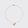LAPIS YELLOW GOLD LADYBUG NECKLACE>Boochier Discount