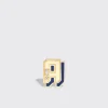 LAPIS YELLOW GOLD MINI LETTER MONO STUD>Boochier Best