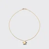 LAPIS YELLOW GOLD STAR NECKLACE>Boochier Online