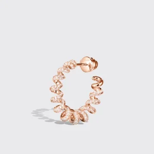 LARGE ROSE GOLD DIAMOND SLINKEE EARRINGS>Boochier Best