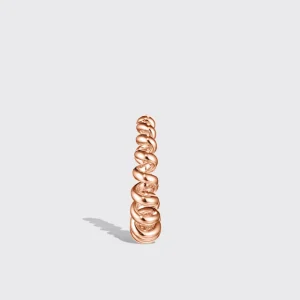 LARGE ROSE GOLD SLINKEE EARRINGS>Boochier Online