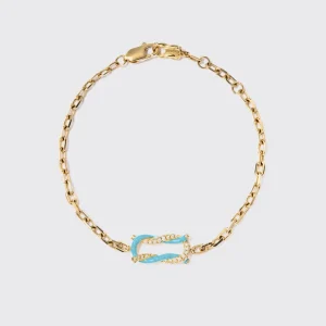 LIGHT BLUE FRUIT HOOPS BRACELET>Boochier Online