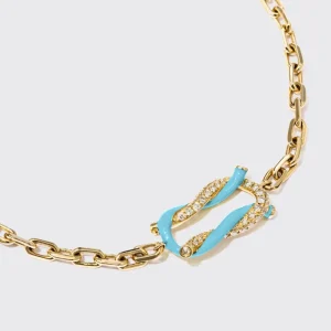 LIGHT BLUE FRUIT HOOPS BRACELET>Boochier Online