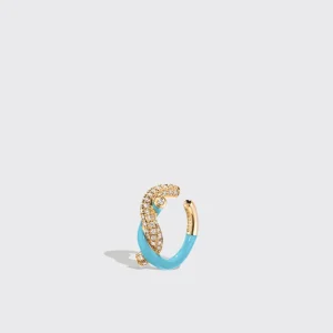 LIGHT BLUE FRUIT HOOPS EARCUFF>Boochier Hot