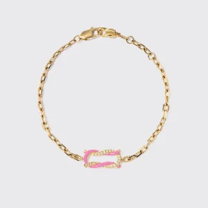 LIGHT PINK FRUIT HOOPS BRACELET>Boochier Online