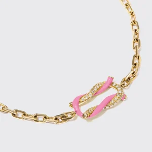 LIGHT PINK FRUIT HOOPS BRACELET>Boochier Online