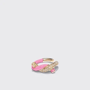 LIGHT PINK FRUIT HOOPS EARCUFF>Boochier Hot