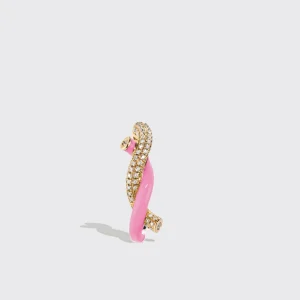 LIGHT PINK FRUIT HOOPS EARRINGS>Boochier Fashion