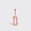 LIGHT PINK FRUIT HOOPS MONO EARRING>Boochier Discount