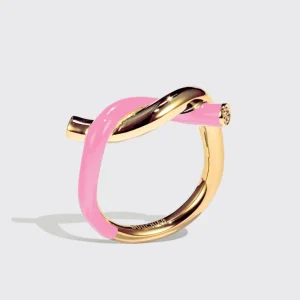 LIGHT PINK FRUIT HOOPS RING>Boochier Outlet