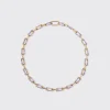 LILAC FIVE DIAMOND FRUIT HOOPS NECKLACE>Boochier Sale