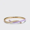 LILAC FRUIT HOOPS DIAMOND BANGLE>Boochier Sale