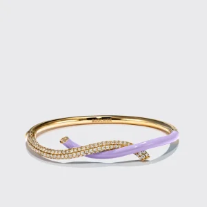 LILAC FRUIT HOOPS DIAMOND BANGLE>Boochier Sale