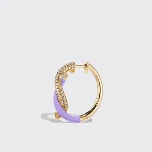 LILAC FRUIT HOOPS EARRINGS>Boochier Clearance