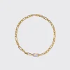 LILAC JUMBO FRUIT HOOPS PENDANT CHAIN NECKLACE [DETACHABLE]>Boochier Clearance