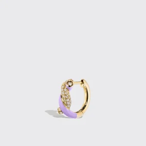 LILAC SMALL FRUIT HOOPS EARRINGS>Boochier Outlet