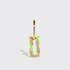 LIME GREEN FRUIT HOOPS MONO EARRING>Boochier Fashion