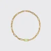 LIME GREEN JUMBO FRUIT HOOPS PENDANT CHAIN NECKLACE [DETACHABLE]>Boochier Discount