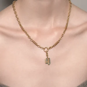 MALACHITE NOSTALGIA NUMBER CHARM>Boochier Sale