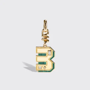 MALACHITE NOSTALGIA NUMBER CHARM>Boochier Sale