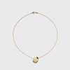 MALACHITE YELLOW GOLD LADYBUG NECKLACE>Boochier Best