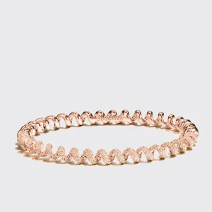 MINI ROSE GOLD DIAMOND SLINKEE BANGLE>Boochier Discount