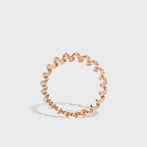 MINI ROSE GOLD DIAMOND SLINKEE RING>Boochier Best