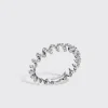 MINI WHITE GOLD DIAMOND SLINKEE RING>Boochier Hot