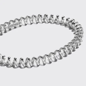MINI WHITE GOLD SLINKEE BANGLE>Boochier Best