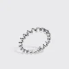 MINI WHITE GOLD SLINKEE RING>Boochier Fashion