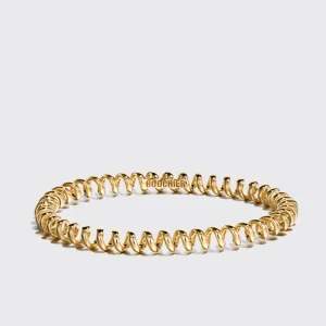 MINI YELLOW GOLD SLINKEE BANGLE>Boochier Online