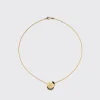 ONYX YELLOW GOLD LADYBUG NECKLACE>Boochier Discount