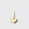 ONYX YELLOW GOLD MINI HEART HOOP MONO EARRING>Boochier Discount