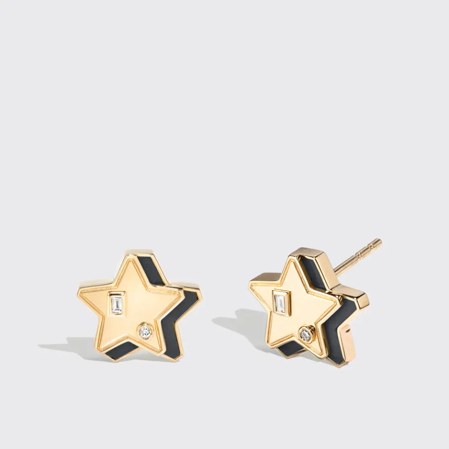 onyx_yellow_gold_mini_sta_0.webp ONYX YELLOW GOLD MINI STAR STUDS>Boochier Clearance