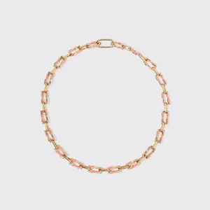 ORANGE FIVE DIAMOND FRUIT HOOPS NECKLACE>Boochier Best