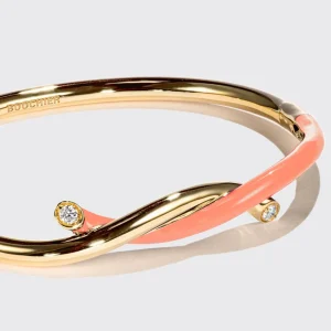 ORANGE FRUIT HOOPS BANGLE>Boochier Hot