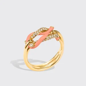ORANGE FRUIT HOOPS BUCKLE RING>Boochier Hot