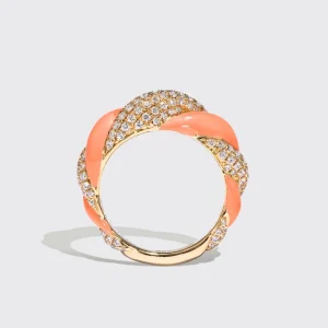 ORANGE MARSHMALLOW RING>Boochier Hot
