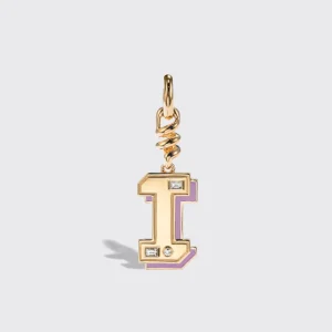 PHOSPHOSIDERITE NOSTALGIA LETTER CHARM>Boochier Hot