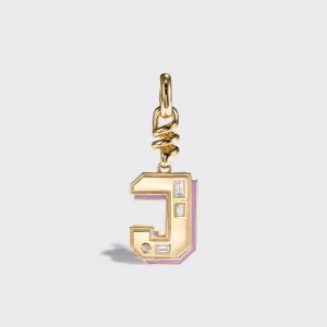 PHOSPHOSIDERITE NOSTALGIA LETTER CHARM>Boochier Hot