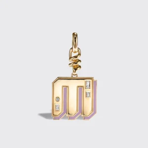 PHOSPHOSIDERITE NOSTALGIA LETTER CHARM>Boochier Hot
