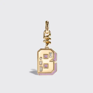 PHOSPHOSIDERITE NOSTALGIA LETTER CHARM>Boochier Hot