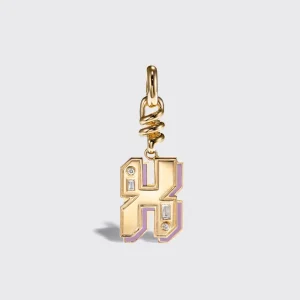 PHOSPHOSIDERITE NOSTALGIA LETTER CHARM>Boochier Hot