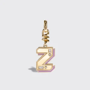 PHOSPHOSIDERITE NOSTALGIA LETTER CHARM>Boochier Hot