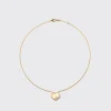 PHOSPHOSIDERITE YELLOW GOLD HEART NECKLACE>Boochier Sale