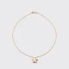 PHOSPHOSIDERITE YELLOW GOLD STAR NECKLACE>Boochier Sale