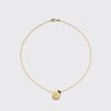 PHOSPHOSIDERITE YELLOW GOLD LADYBUG NECKLACE>Boochier New