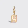 PINK OPAL NOSTALGIA LETTER CHARM>Boochier Hot
